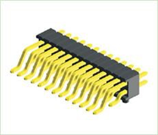 0.8mm Ptich двуред, двоен пластмасов прав PHAS02