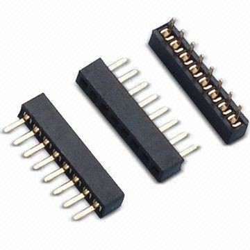 1.00мм женски заглавка, едноред, прав тип